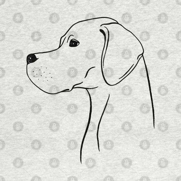 English Pointer (Black and White) by illucalliart